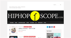 Desktop Screenshot of hiphopscope.com